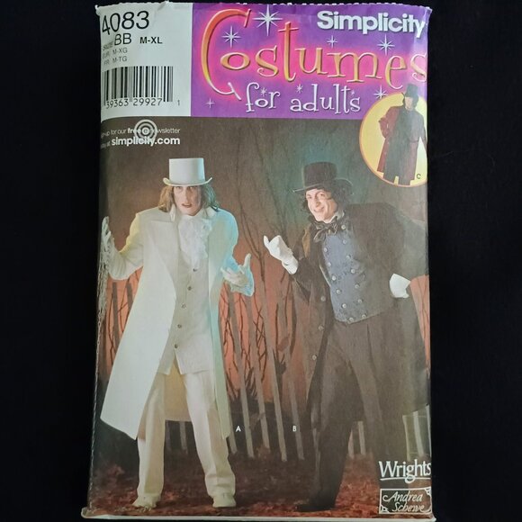 EUC: Handmade XL Black Costume Victorian Steam Punk Overcoat and Capelet - Picture 3 of 9